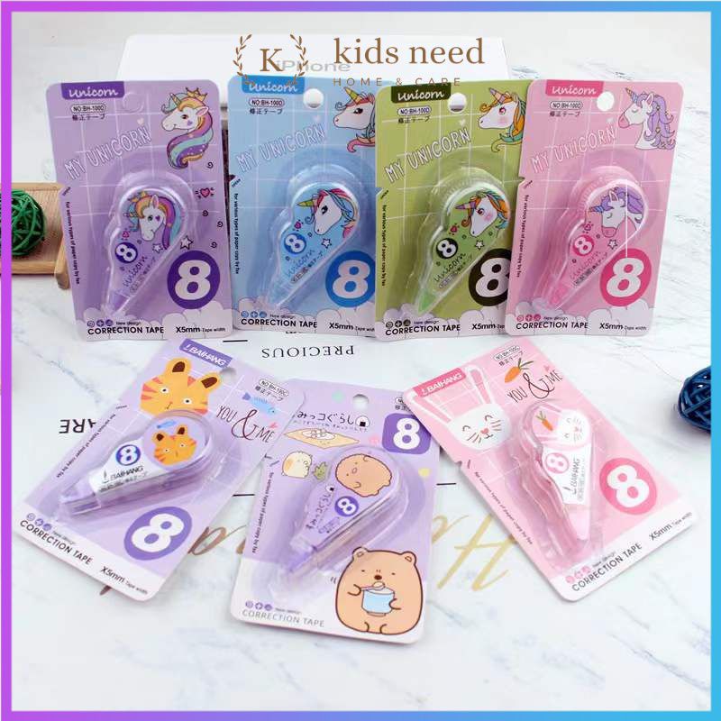 

correction tape karakter/Tipex Roll murah/tip-ex kertas fancy/tipe-x karakter lucu kecil