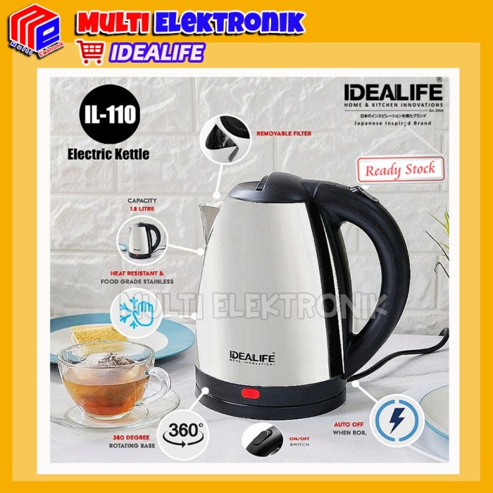 Teko Listrik Bagus Modern Terbaik High Quality Berkualitas Stainless G9Z4 Multifungsi Premium Elektr