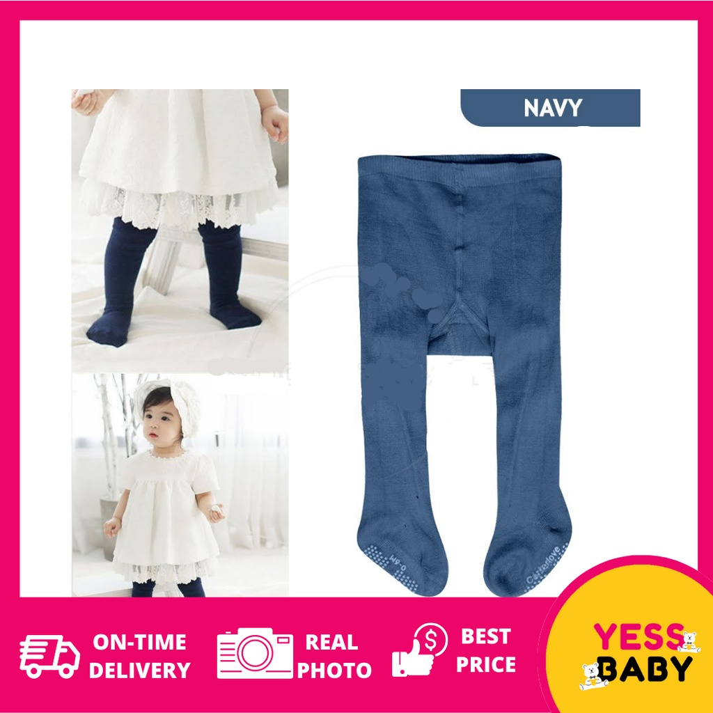 YESSBABY LEGGING RAJUT POLOS Celana Legging Leging Lejing Panjang Buka Polos Rajut &amp; Anak 1 2 3 Tahun Perempuan