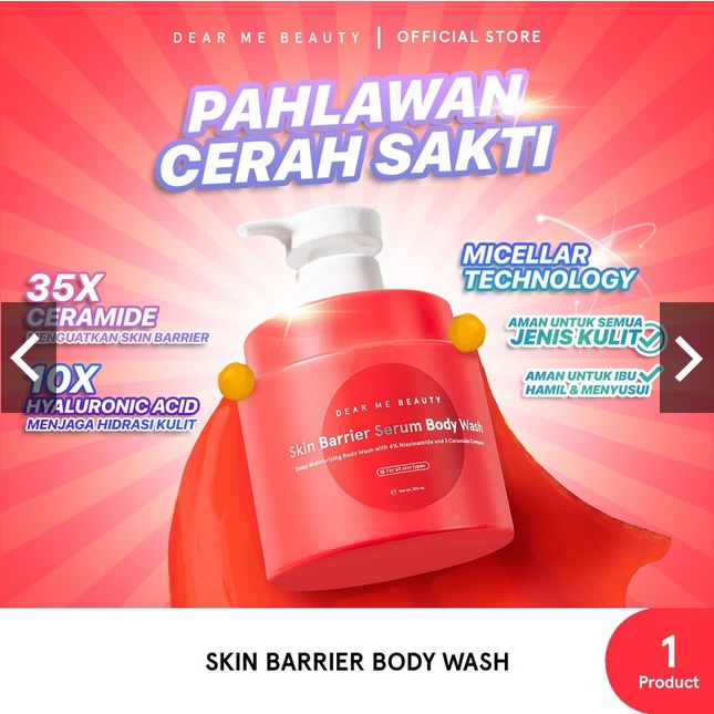 Dear Me Beauty Skin Barrier Body Wash 300 ML