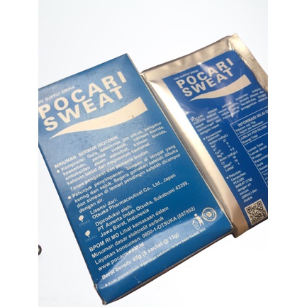 

Pocari Sweat Sachet Renceng Minuman Bubuk Nutrisi 15gr - isi 5 Sachet