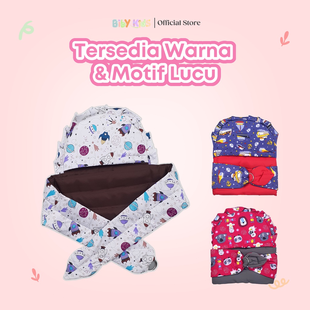 Gendongan Bayi Samping Instan Baby Newborn Murah Ring Sling Motif Lucu Gendong Bayi Baru Lahir Perlengkapan Traveling