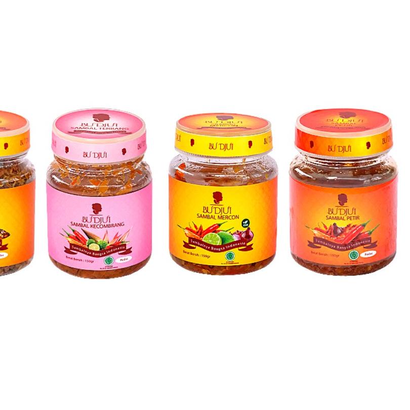 

❈ SAMBAL BU DJUI Bundle 4 Varian Sambal Original ♔