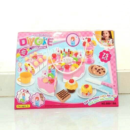 Mainan Anak Perempuan /Kue Ulang Tahun Potong /Kue Ultah Tiup
