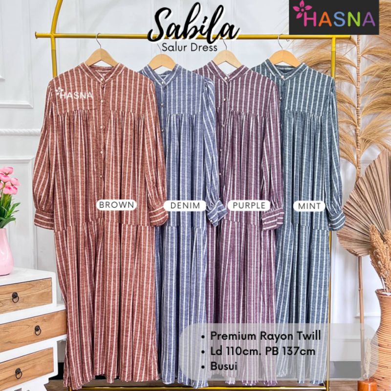 SABILA JUMBO DRESS SALUR BY HASNA
