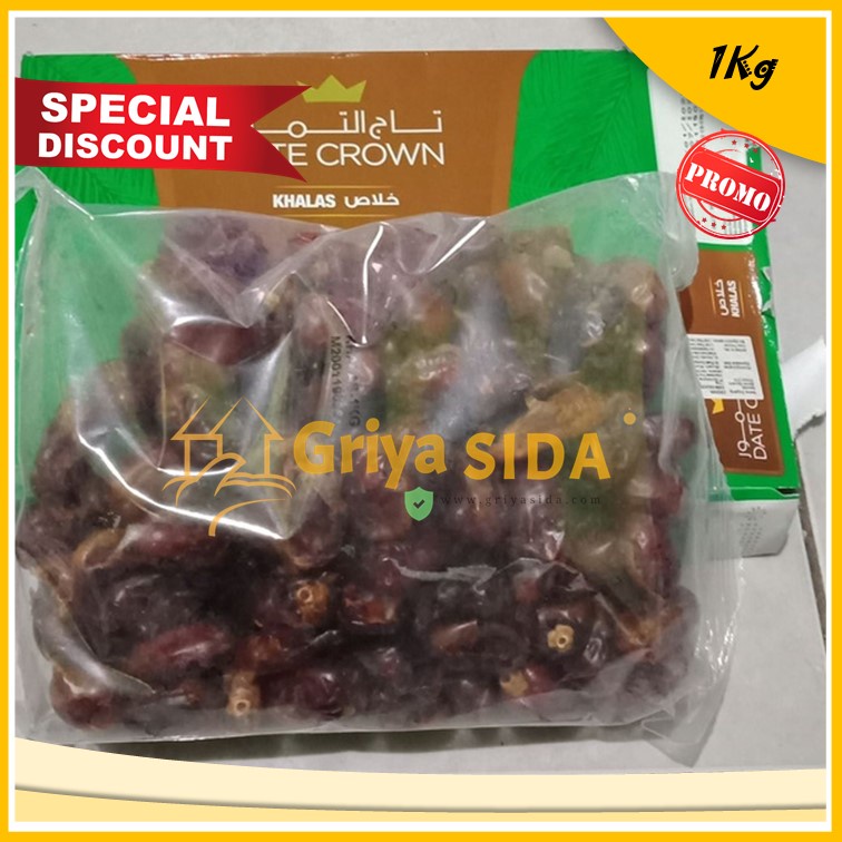 Kurma Khalas Date Crown 1kg