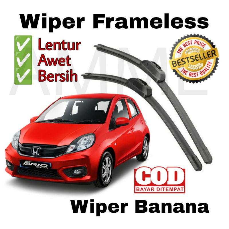 Wiper Honda Brio Satya Frameless