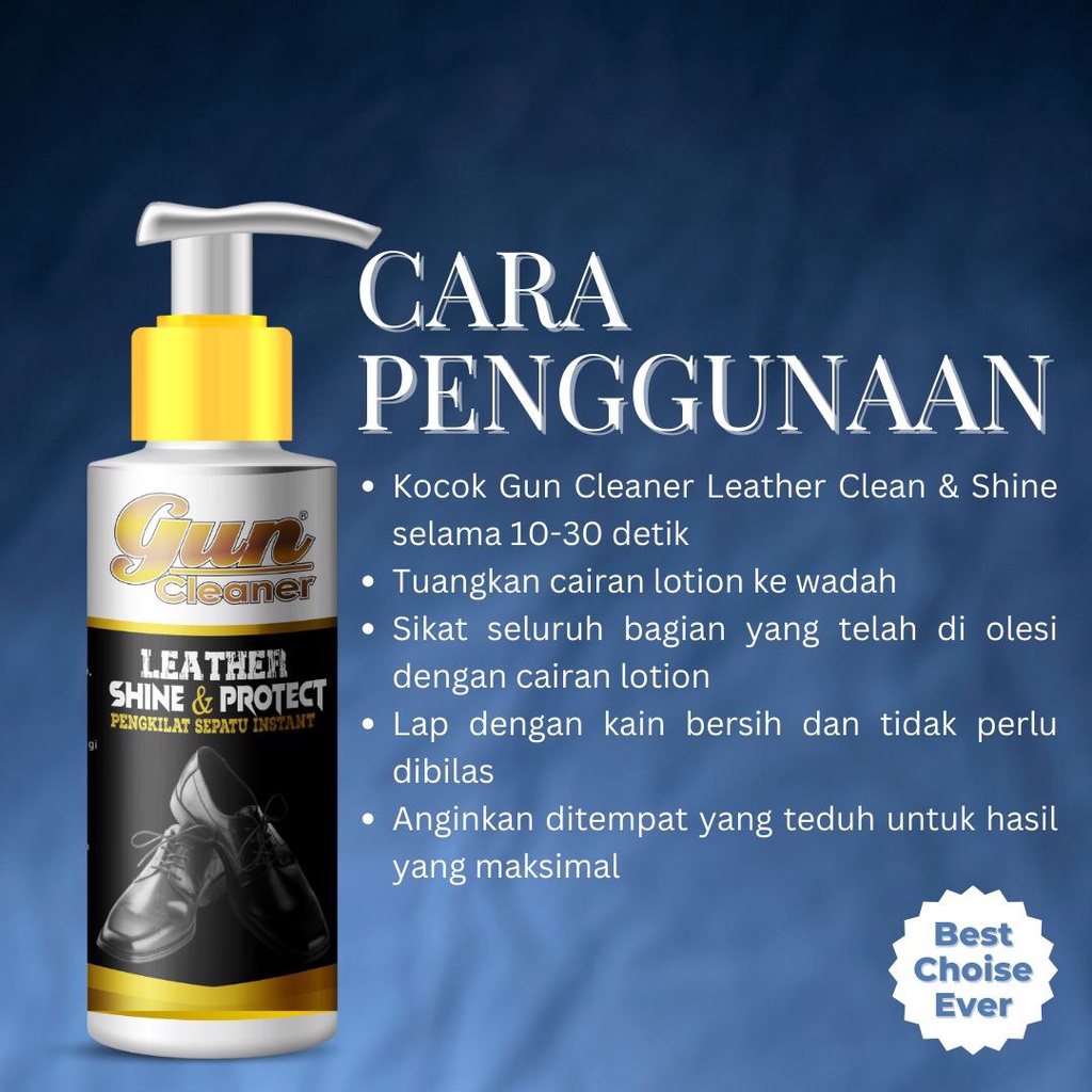 Pengkilap Sepatu Kulit Instant Lotion Perawatan Sepatu Tas Jaket Bahan Kulit Kembali Berkilau Tahan Pecah Anti Kusam