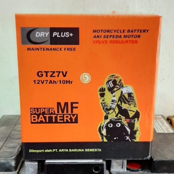 Aki Motor DRYPLUS GTZ7S - Aki Gel (7Ah)