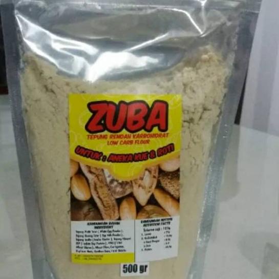 

☋ ZUBA CAKE Tepung Untuk Cake Rendah Karbo 500 gr ☁