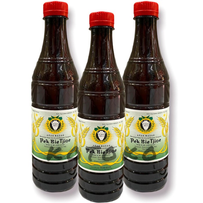 

Arak Masak Pek Bie Tjioe / Arak Masak Putih Pek Bie Tjioe 600ml