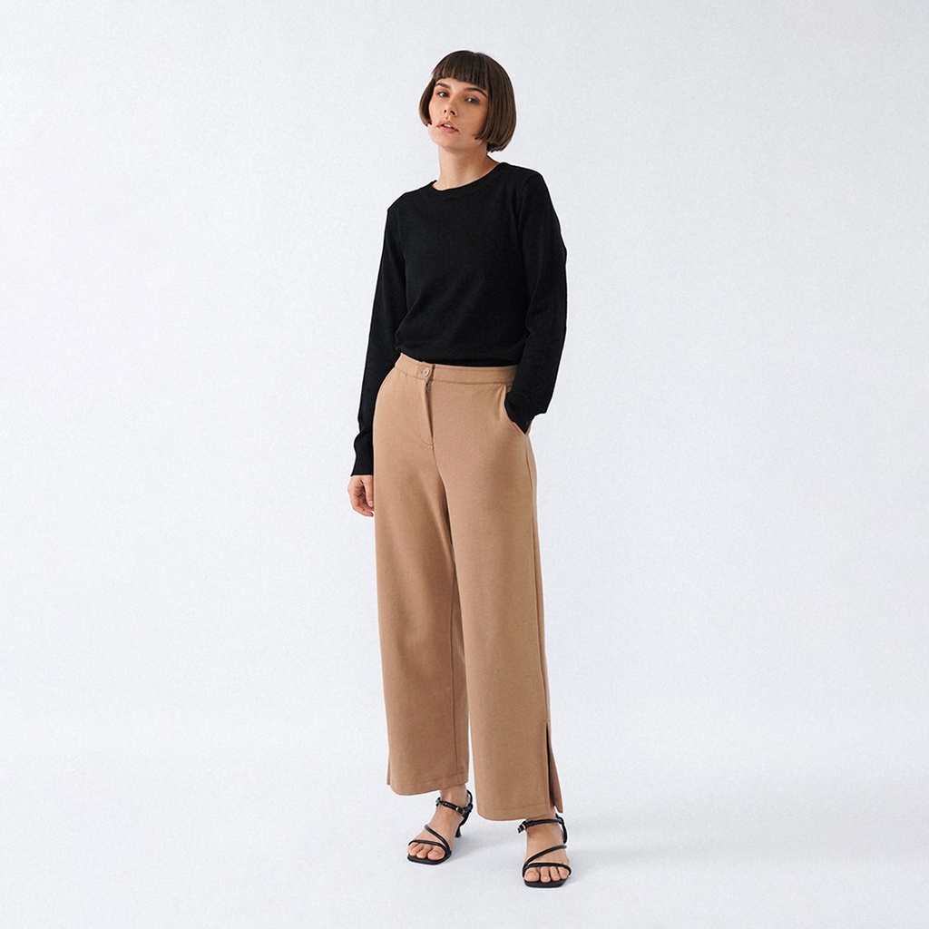 Mississippi Celana Kulot Wanita Panjang LIN000202M Mocca