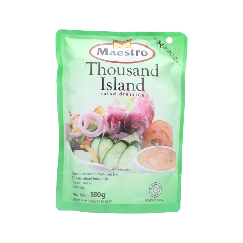 

MAESTRO THOUSAND ISLAND SALAD DRESSING 1