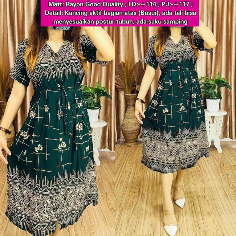 MURAH Daster Andin / Daster Andin Motif / Daster Andin Rayon / Daster BUSUI / Daster Rayon Premium /