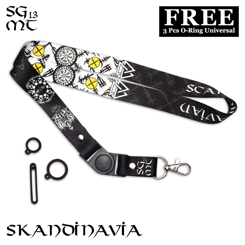 Lanyard Sigmat13 Gantungan id card Printing name tag Scandinavian