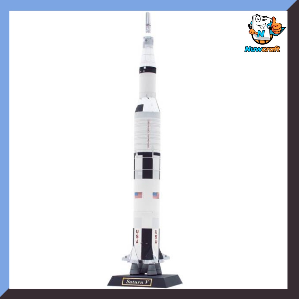 Nuwcraft Saturn V Rocket Simplified Version Papercraft