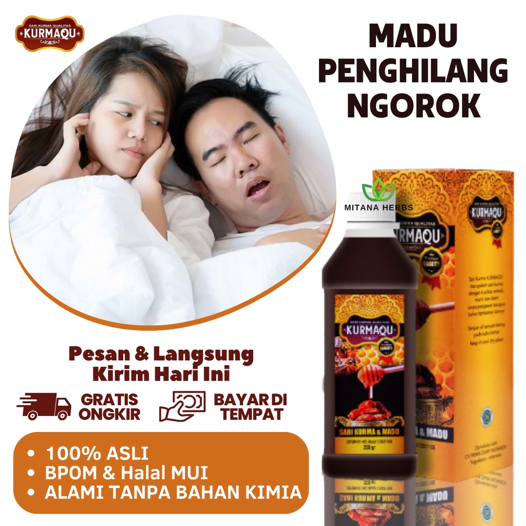 Madu Atasi Dengkur / Ngorok/ Mendengkur / Obat Berdengkur Keras / Obat Penghilang Dengkur Keras / Ob