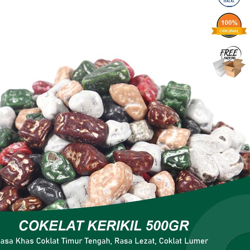 

❁ Cokelat Kerikil Turki Premium 500gr Manis Lumer Crunchy Kualitas Cocok Untuk Souvenir & Buka Puasa ♨