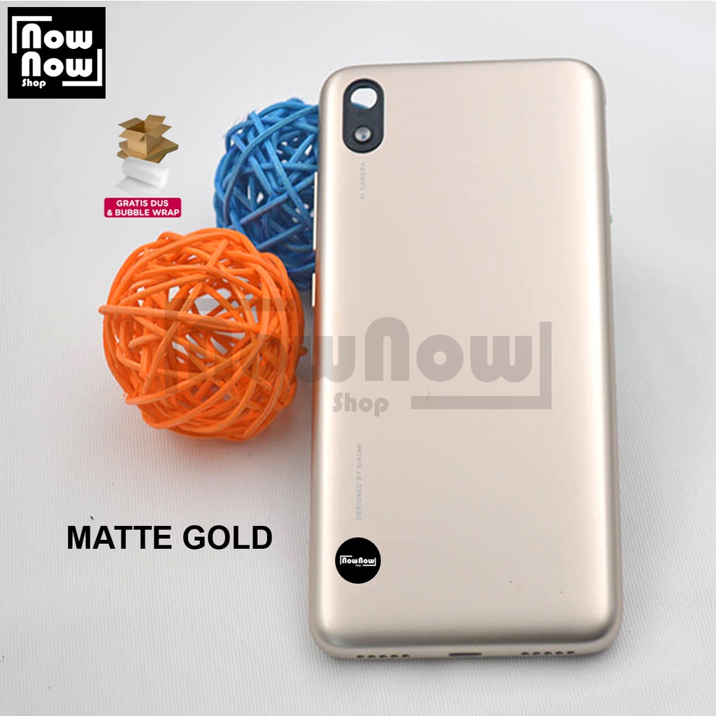 Backdoor Tutup Belakang Baterai Xiaomi Redmi 7A MZB7995IN M1903C3EG M1903C3EH M1903C3EI Backcover Back Casing Housing Cover Belakang Back Case Panel Replacement