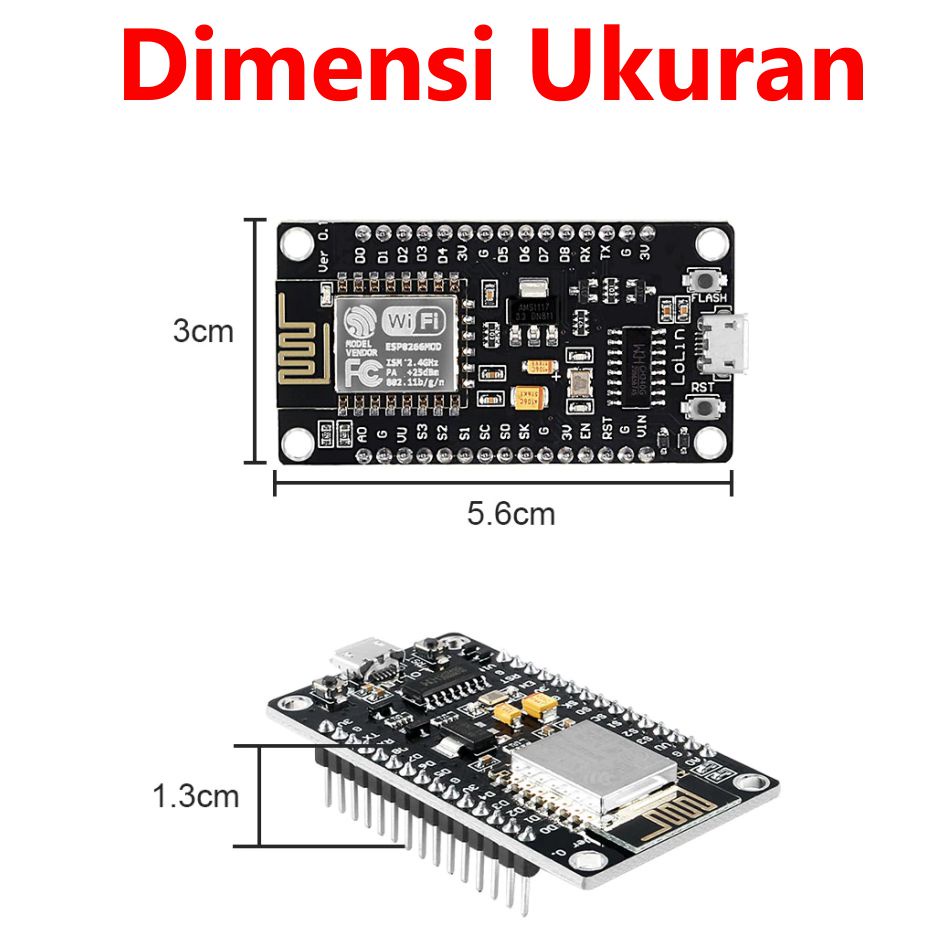 [HAEBOT] NodeMCU V3 LoLin LUA ESP8266 ESP-12 Driver IoT Module Node MCU Wireless Internet ESP 12E ch340g RC Remote Control Mobil Robot Arduino