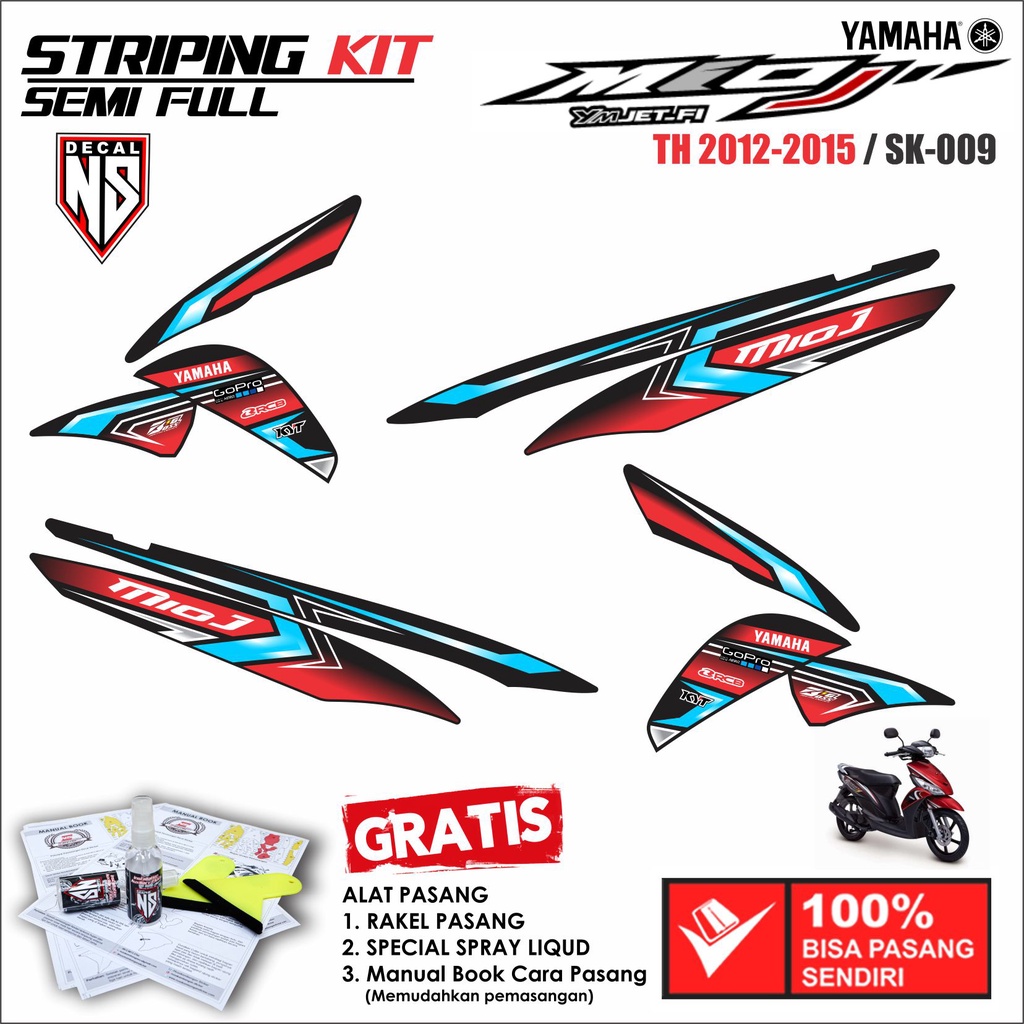 STRIPING MIO J 2012 - Stike Variasi Mio J 2012 09