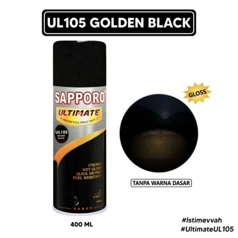 Sapporo Ultimate Black Series / Cat Spray / Cat Aerosol Terbaik