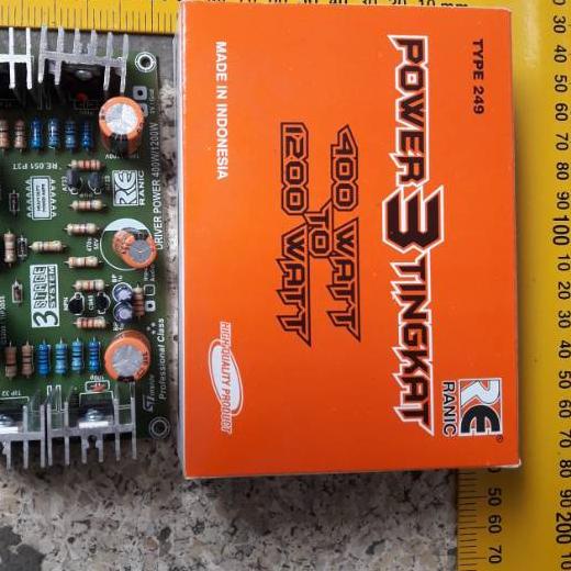☀ Kit driver power 3 tingkat sound system audio ampli rakitan amplifier elektronik ▲