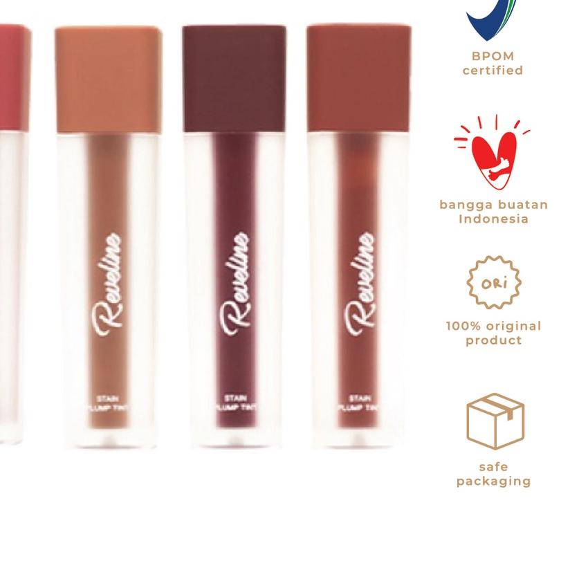 ✪ REVELINE Stain Plump Tint Friendly // Humble // Shy // Rebel (3.5ml) ✱