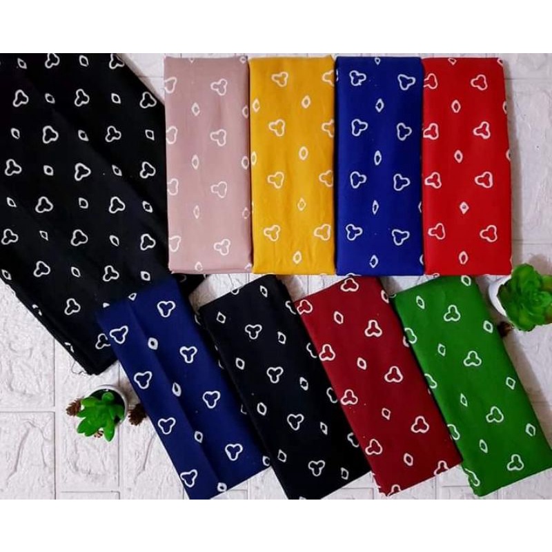 kain batik jumputan ( bahan katun )