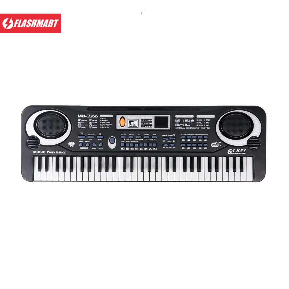 Flashmart Digital Electronic Keyboard 61 Keys - MQ-6106