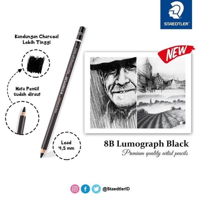 

Staedtler Mars Lumograph 8B Black - Special Edition