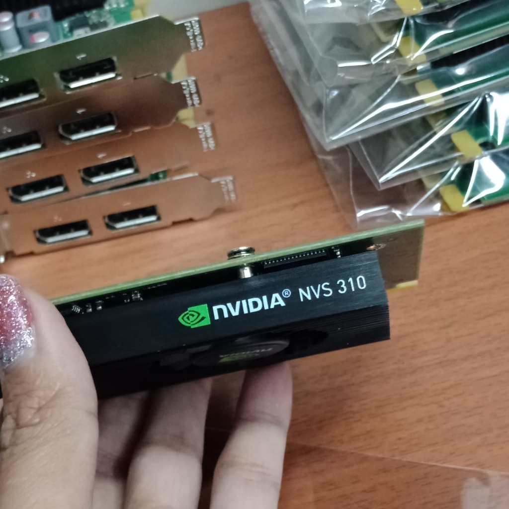 VGA card server Quadro nvs 310 512mb 64 byte DDR3 dual display Like new