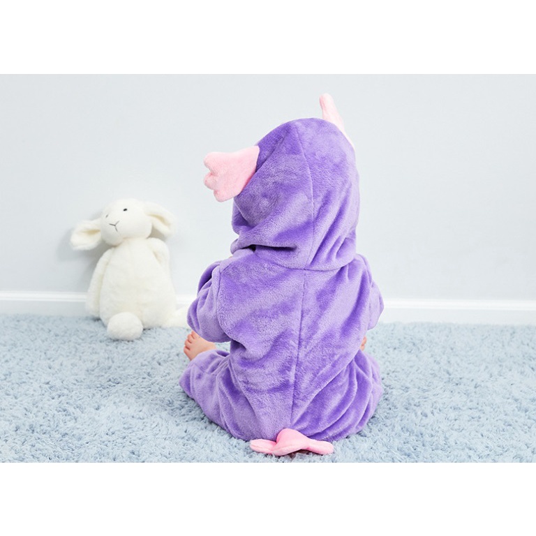 Purple Owl Burung Hantu Onesie Kostum Costume Bayi Anak Balita Kostum