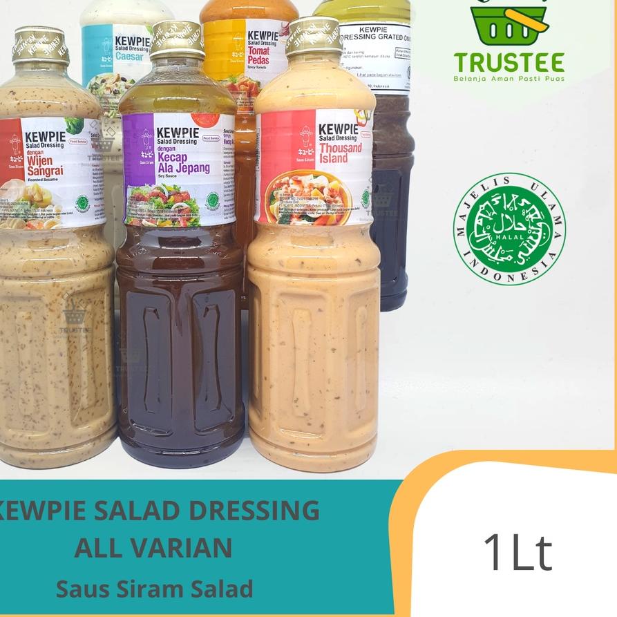 

❋ Kewpie Salad Dressing / Saus Siram Halal 1 liter ✥