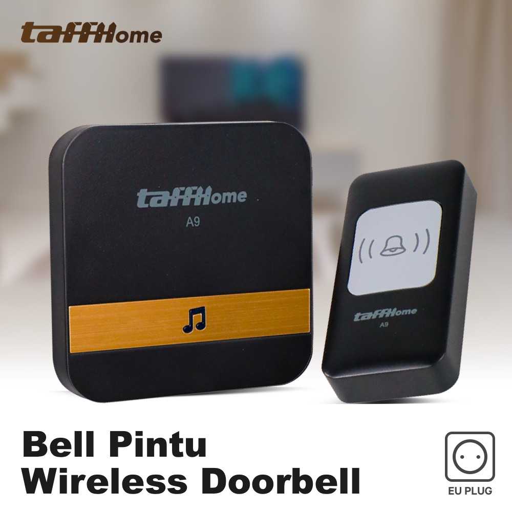 (BISA COD) FTIHSHP  Bell Pintu Wireless Doorbell Waterproof 1 Receiver 433Mhz - A9