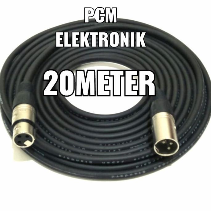 FULL 20meter Kabel Audio Mixer Male Femele pcmelektrob9090 Diminati Banget