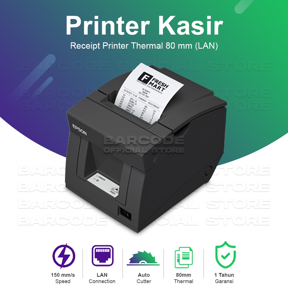 Jual Epson Tm T81 Lan Printer Struk Kasir Thermal Auto Cutter 80mm Shopee Indonesia 8018