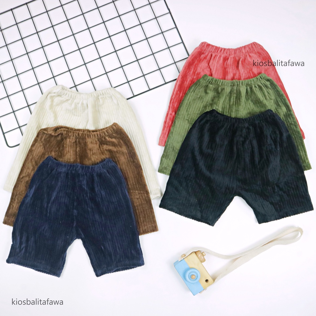 Code Short Pants uk 3-5 Tahun / PREMIUM Celana Main Ketat Pendek Balita Cewek Polos Anak Perempuan