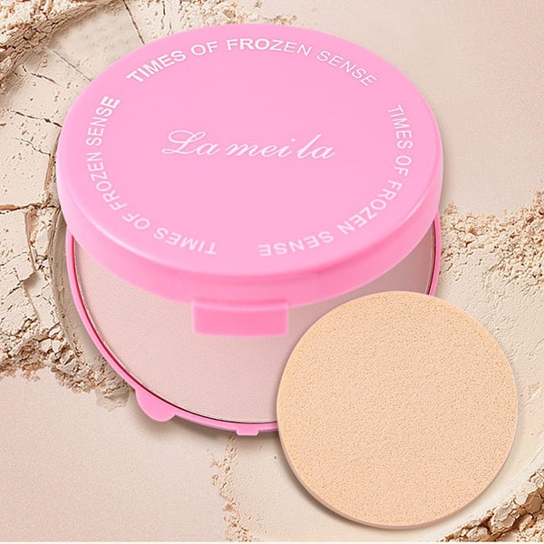 LAMEILA Bedak Padat Pressed Mineral Powder LA200 / Make Up Powder Bedak Wajah Halus Penutup Pori-Pori / TS-66