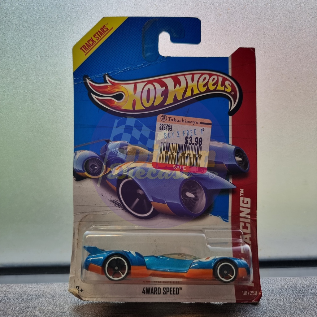 HOTWHEELS 4WARD SPEED BLUE HOT WHEELS MURAH