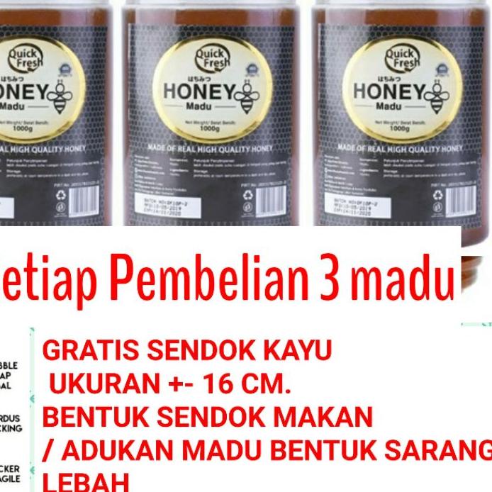 

☚ Quick Fresh Honey 1000 Gr Bucket. Quick Fresh honey 1 kg alami termurah ➨