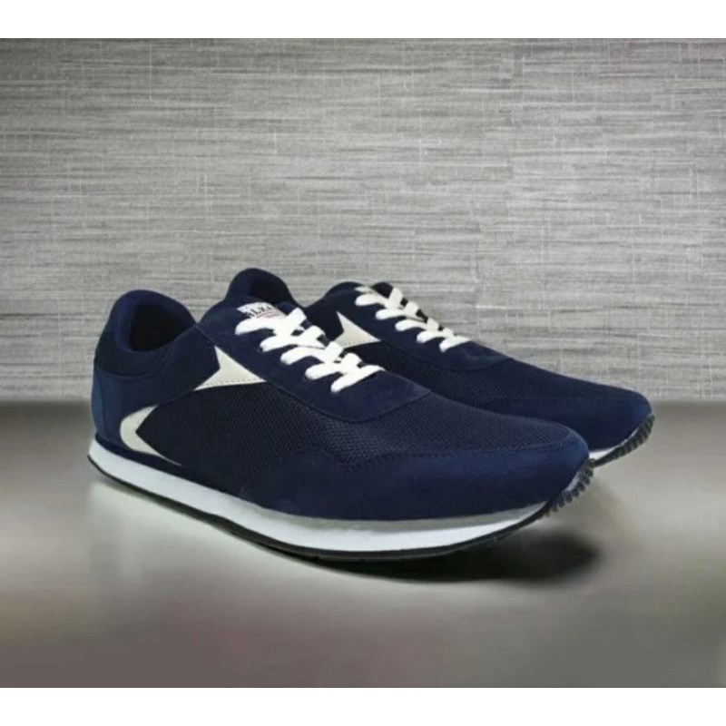 BIG SIZE Shoes 39-49 Sneaker Kets RUNOX.303 Sepatu Olahraga Style Korea Empuk Ukuran Besar Navy, 42