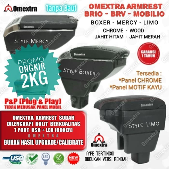 Armrest Mobilio - Console Box Mobilio Brio BRV - Armrest Box Mobilio B