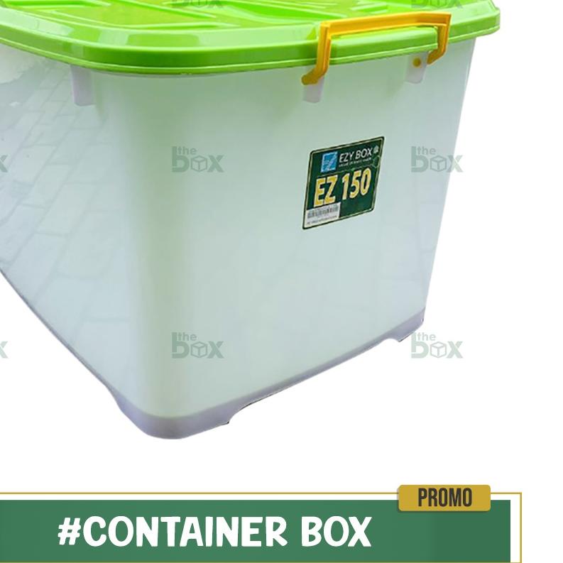 ۞ BOX CONTAINER BESAR JUMBO CB 150 LITER DENGAN RODA PENYIMPANAN KOTAK SERBAGUNA EZY ✩