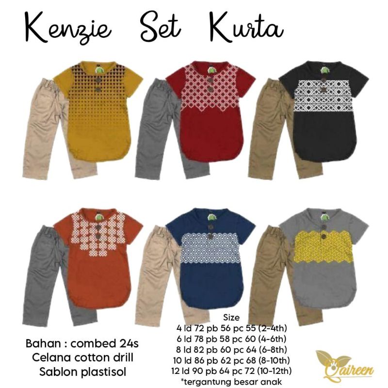 kenzie set kurta by qaireen