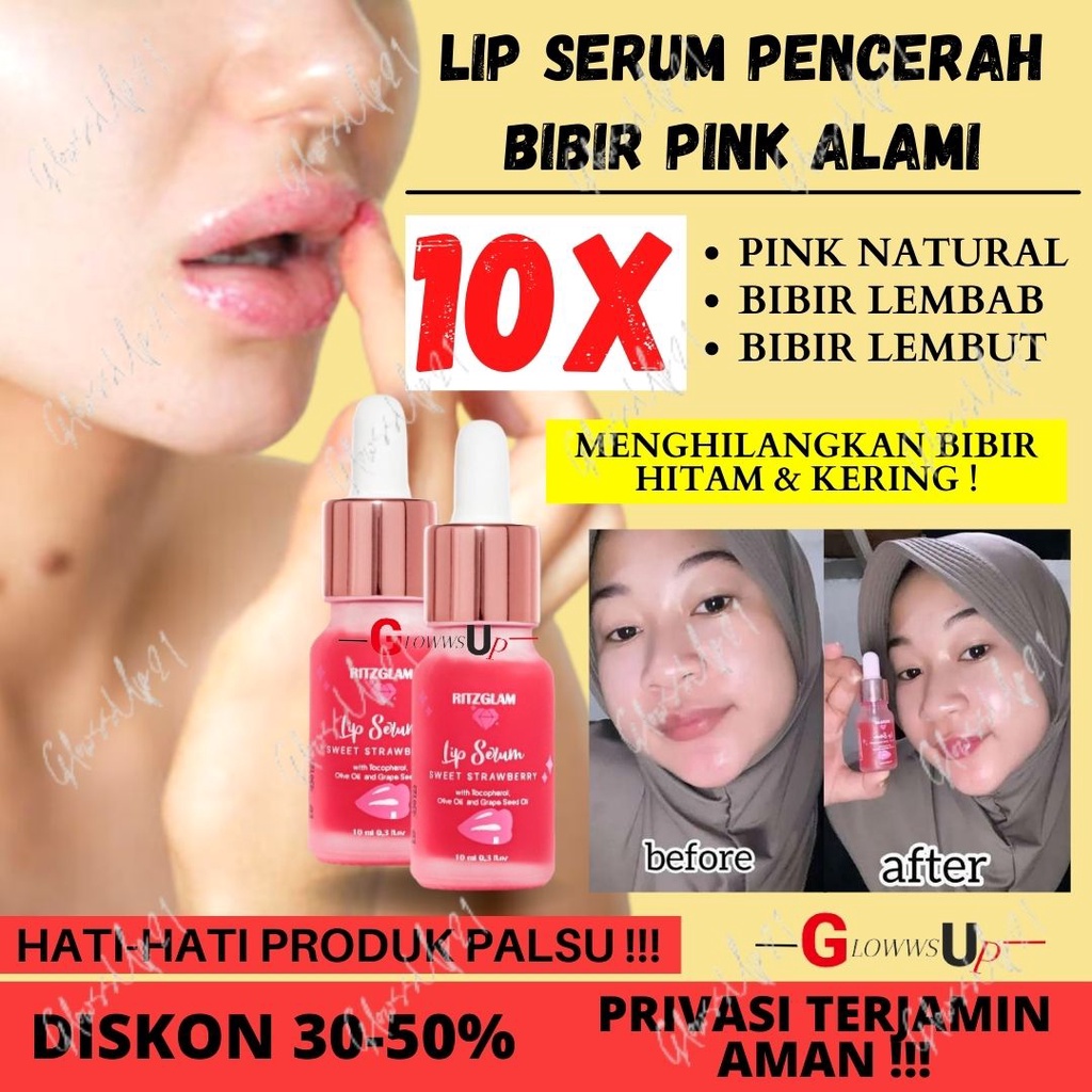 LIP SERUM RITZGLAM 10ML ORIGINAL -SERUM BIBIR - MAGIC COLOR LIPTINT