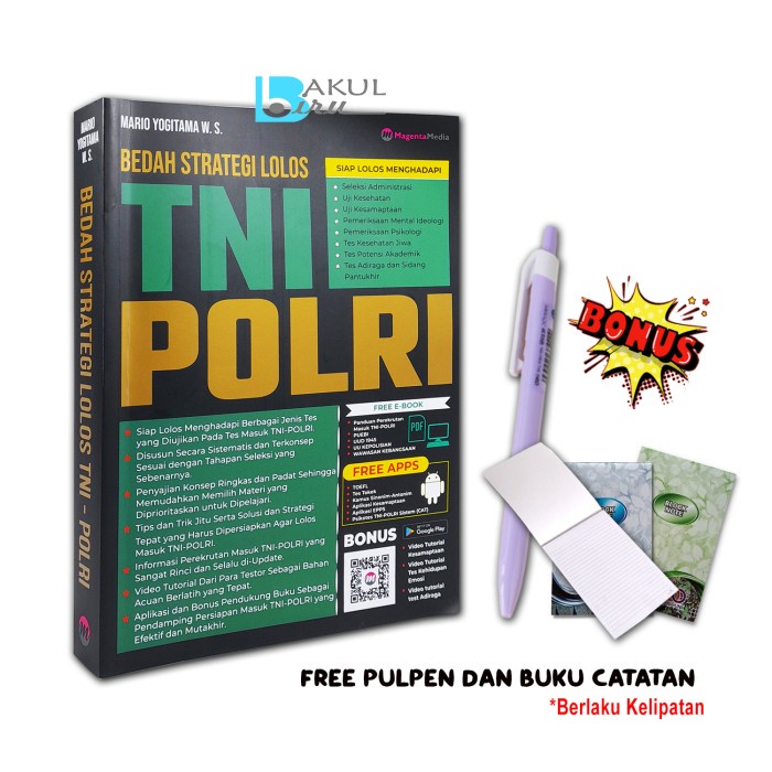 BUKU TES TNI POLRI - BEDAH STRATEGI LOLOS TNI POLRI