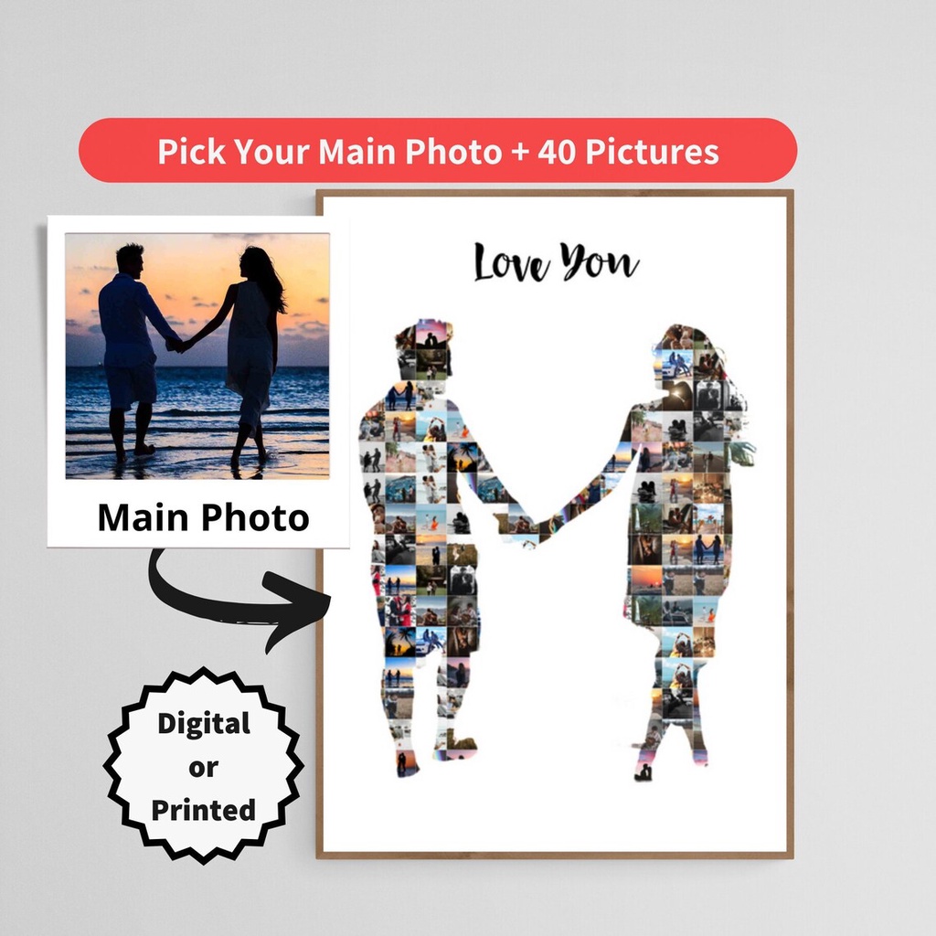 HIASAN DINDING CUSTOM FOTO KOLASE FIGURA KOLEKSI FOTO