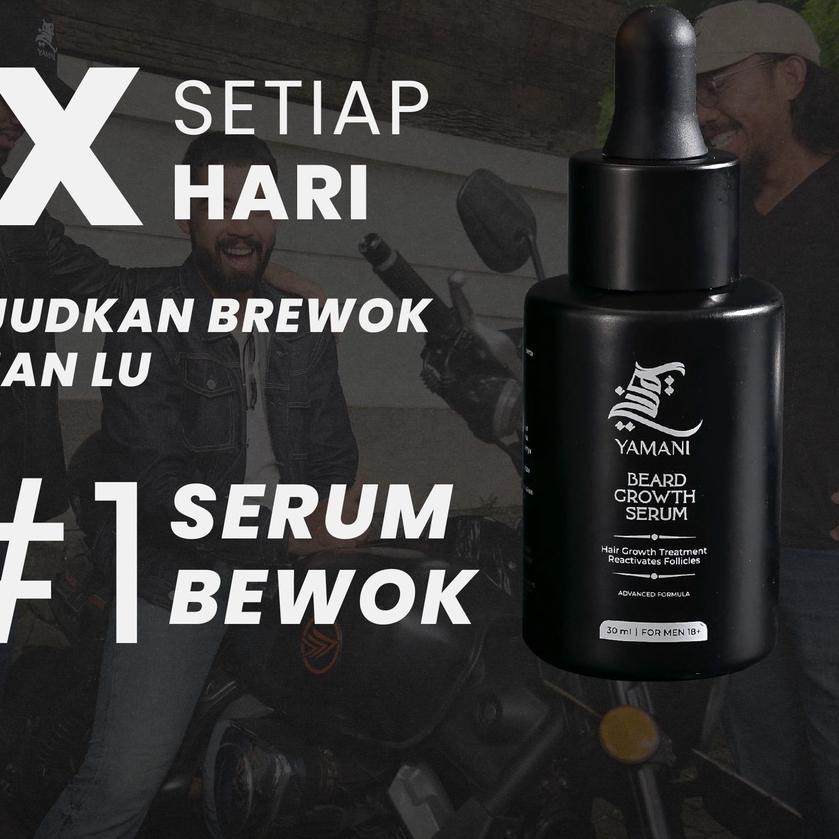 ❁ Yamani Beard Growth Serum - Penumbuh Brewok Anti Ribet ➢