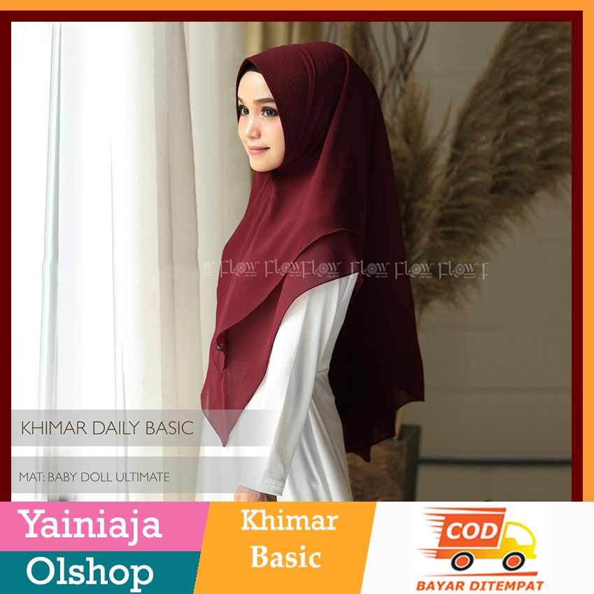 Khimar Basic Daily Ori By Flow Hijab